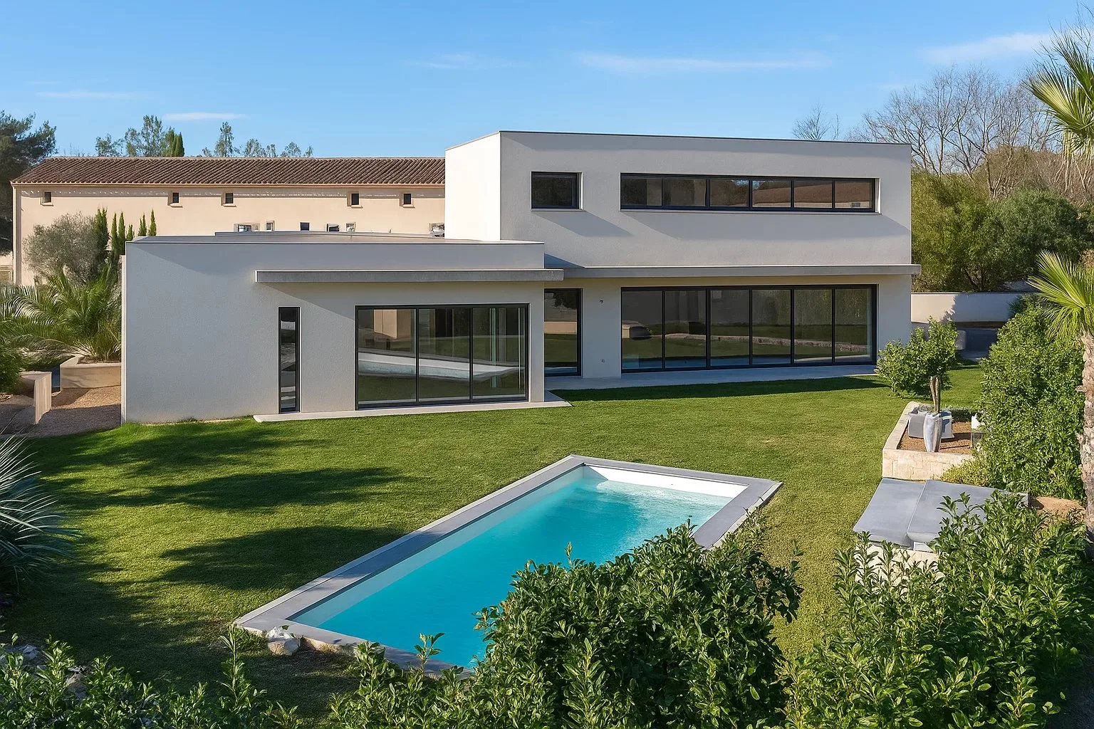 NEW HOUSE, SWIMMING POOL, GRIMAUD