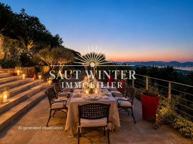 EXCEPTIONAL VILLA OVERLOOKING THE GOLFE DE SAINT-TROPEZ