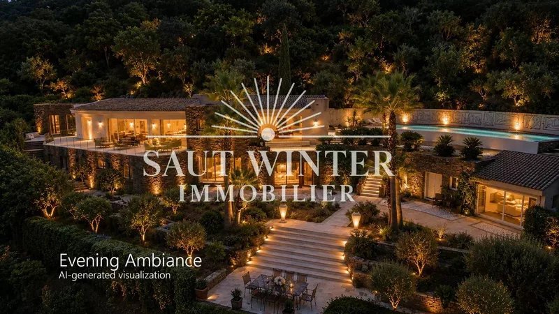 EXCEPTIONAL VILLA OVERLOOKING THE GOLFE DE SAINT-TROPEZ