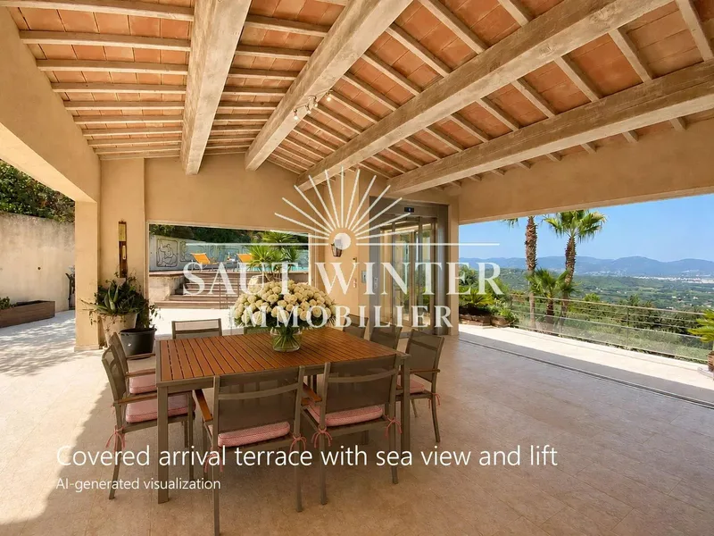 EXCEPTIONAL VILLA OVERLOOKING THE GOLFE DE SAINT-TROPEZ