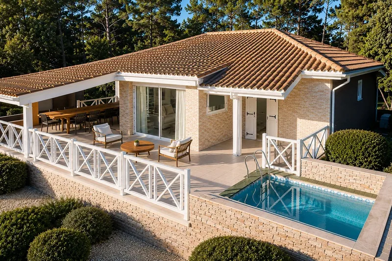 House with swimming pool in a green setting – Gulf of Saint-Tropez