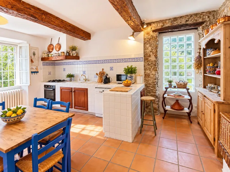Provençal stone Bastide with private vineyards in Cogolin