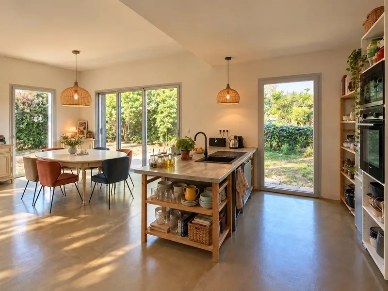 MAISON CONTEMPORAINE À VENDRE À LA CROIX-VALMER – VILLAGE À PIED – APPARTEMENT INDÉPENDANT