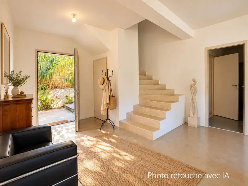 MAISON CONTEMPORAINE À VENDRE À LA CROIX-VALMER – VILLAGE À PIED – APPARTEMENT INDÉPENDANT