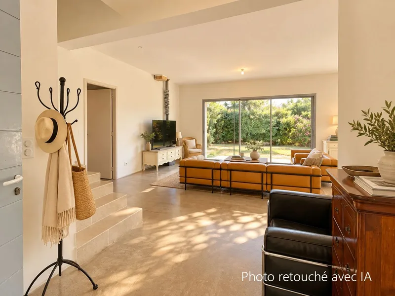 MAISON CONTEMPORAINE À VENDRE À LA CROIX-VALMER – VILLAGE À PIED – APPARTEMENT INDÉPENDANT