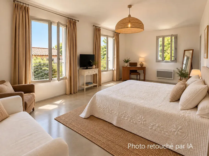 MAISON CONTEMPORAINE À VENDRE À LA CROIX-VALMER – VILLAGE À PIED – APPARTEMENT INDÉPENDANT