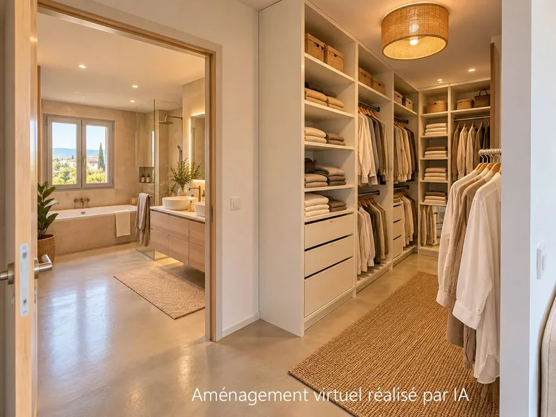 MAISON CONTEMPORAINE À VENDRE À LA CROIX-VALMER – VILLAGE À PIED – APPARTEMENT INDÉPENDANT