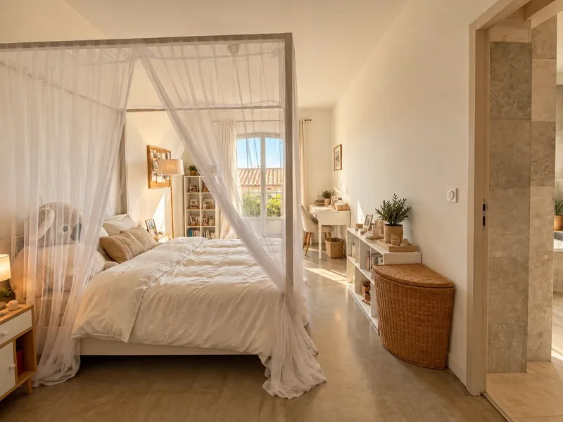 MAISON CONTEMPORAINE À VENDRE À LA CROIX-VALMER – VILLAGE À PIED – APPARTEMENT INDÉPENDANT