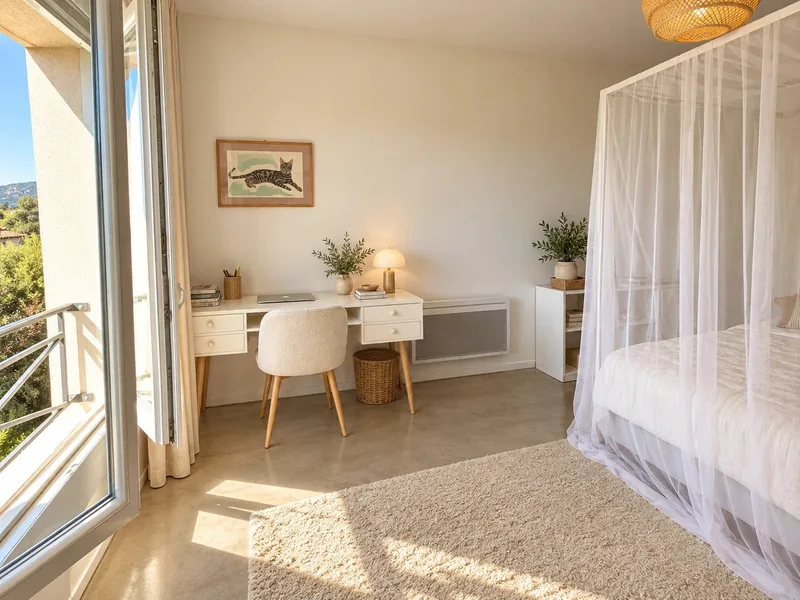 MAISON CONTEMPORAINE À VENDRE À LA CROIX-VALMER – VILLAGE À PIED – APPARTEMENT INDÉPENDANT