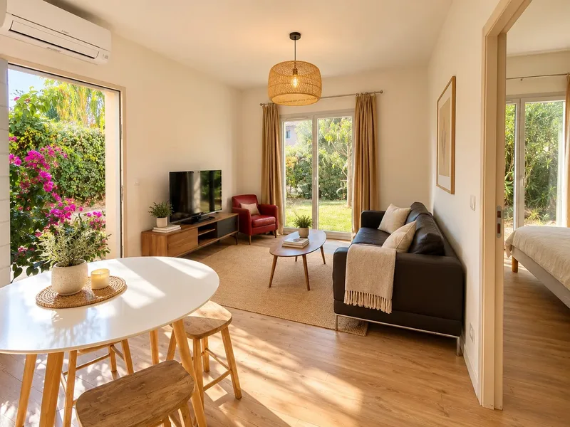 MAISON CONTEMPORAINE À VENDRE À LA CROIX-VALMER – VILLAGE À PIED – APPARTEMENT INDÉPENDANT