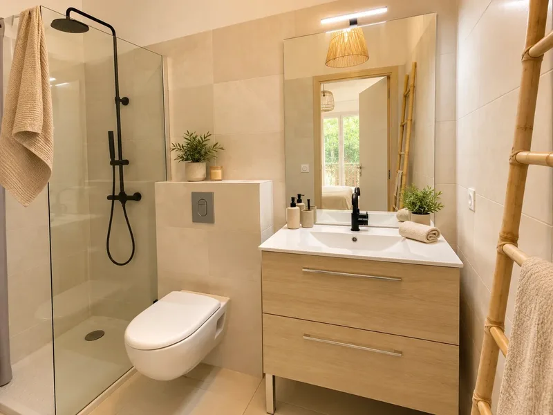 MAISON CONTEMPORAINE À VENDRE À LA CROIX-VALMER – VILLAGE À PIED – APPARTEMENT INDÉPENDANT