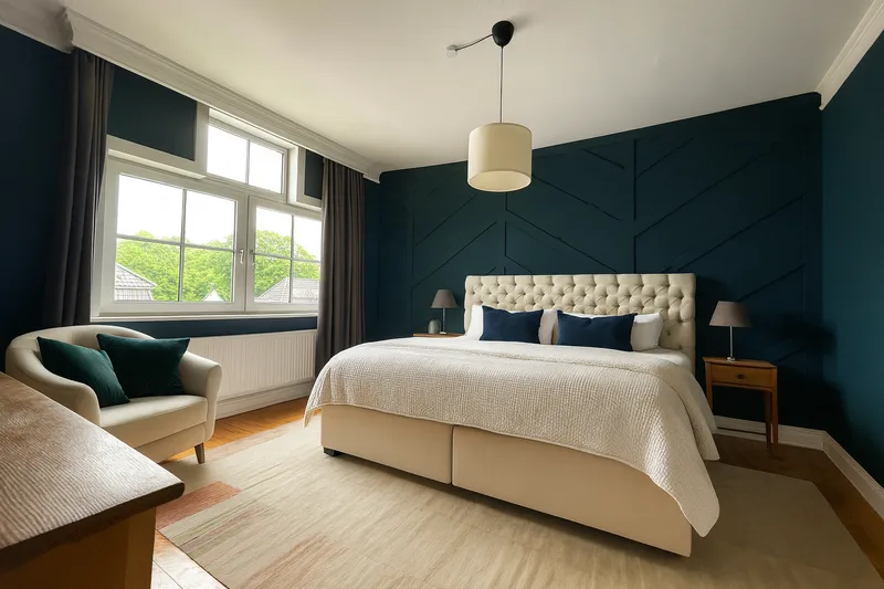 Stylish town villa facing south – prime location with charm